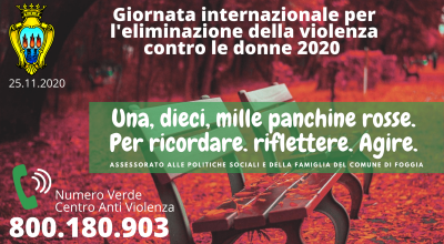 Giornata contro la violenza sulle donne – Foggia 25.11.2020