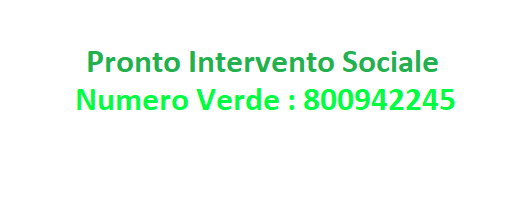 Domani parte il servizio PIS Pronto Intervento Sociale per le persone a rischio emarginazione
