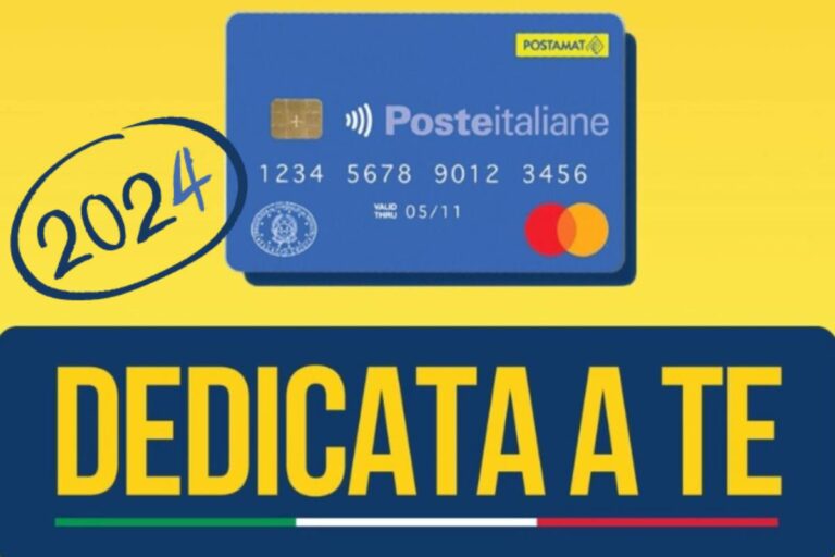 Carta Dedicata a te – Edizione 2024 – Chiusura del Procedimento. Attivo il servizio rilascio duplicato