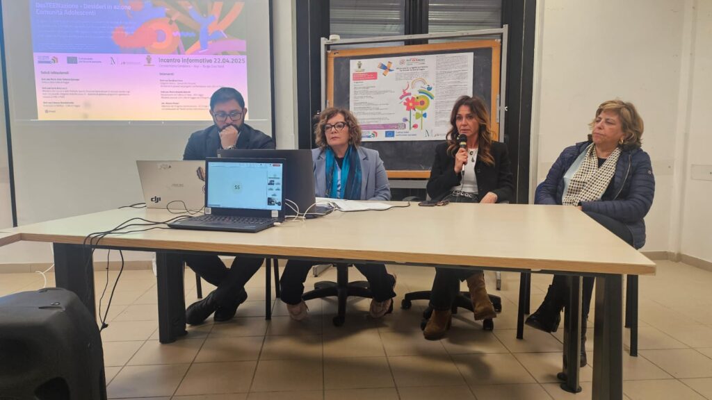 Presentato nella Circoscrizione Candelaro-Arpi-Borgo Croci il programma DesTeenAzione per adolescenti