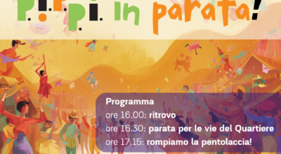 PIPPI in parata. Annullata la sfilata. Alle 17.15 è ora di Pentolaccia!