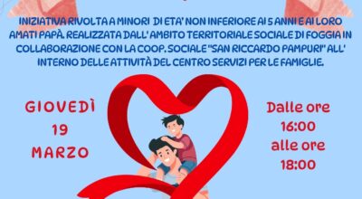 Arte in corso con papà