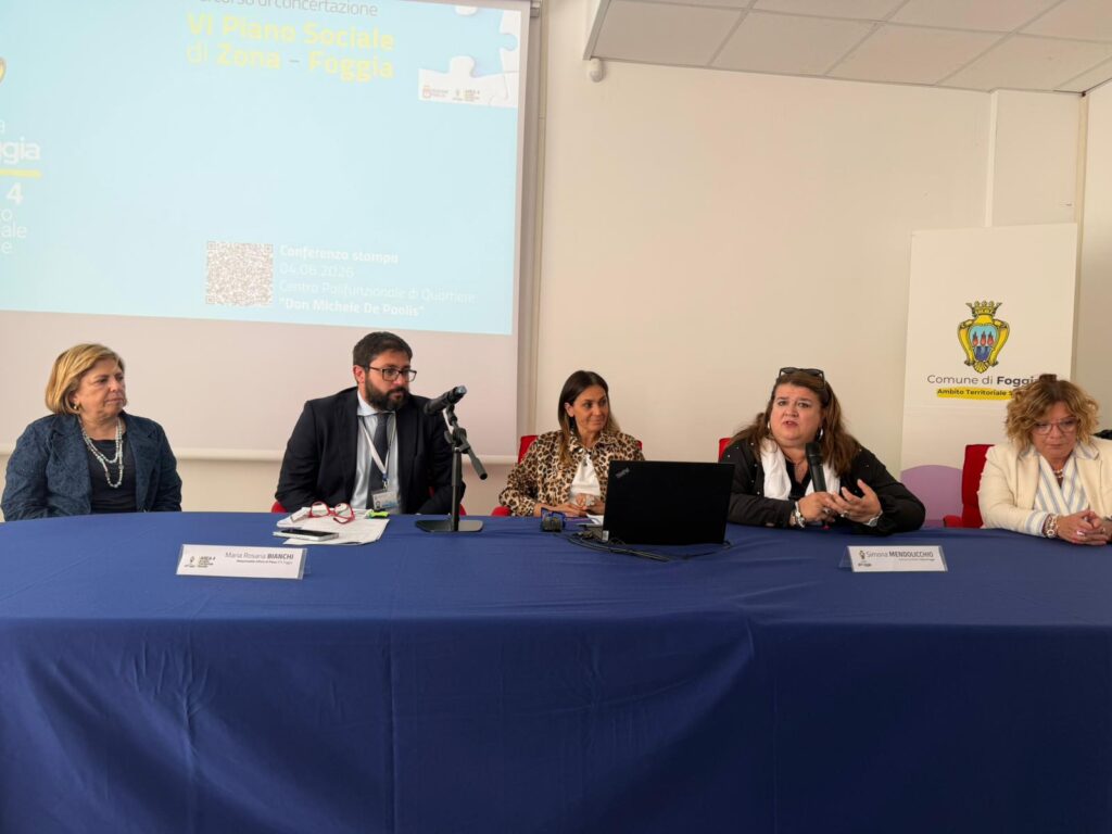 Ambito Territoriale Sociale di Foggia, presentato alla stampa il percorso partecipato per il VI Piano Sociale di Zona